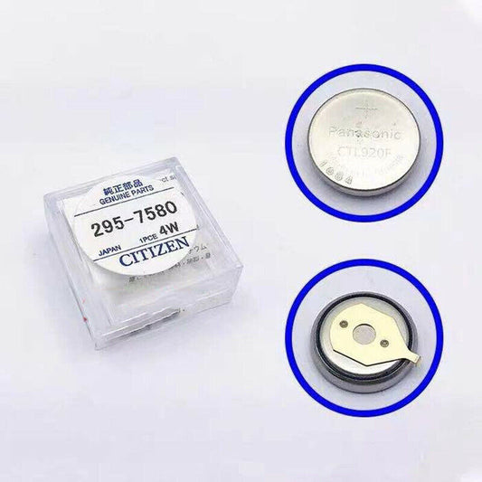 295-7580 CTL920F Watch Solar powered watch special rechargeable battery