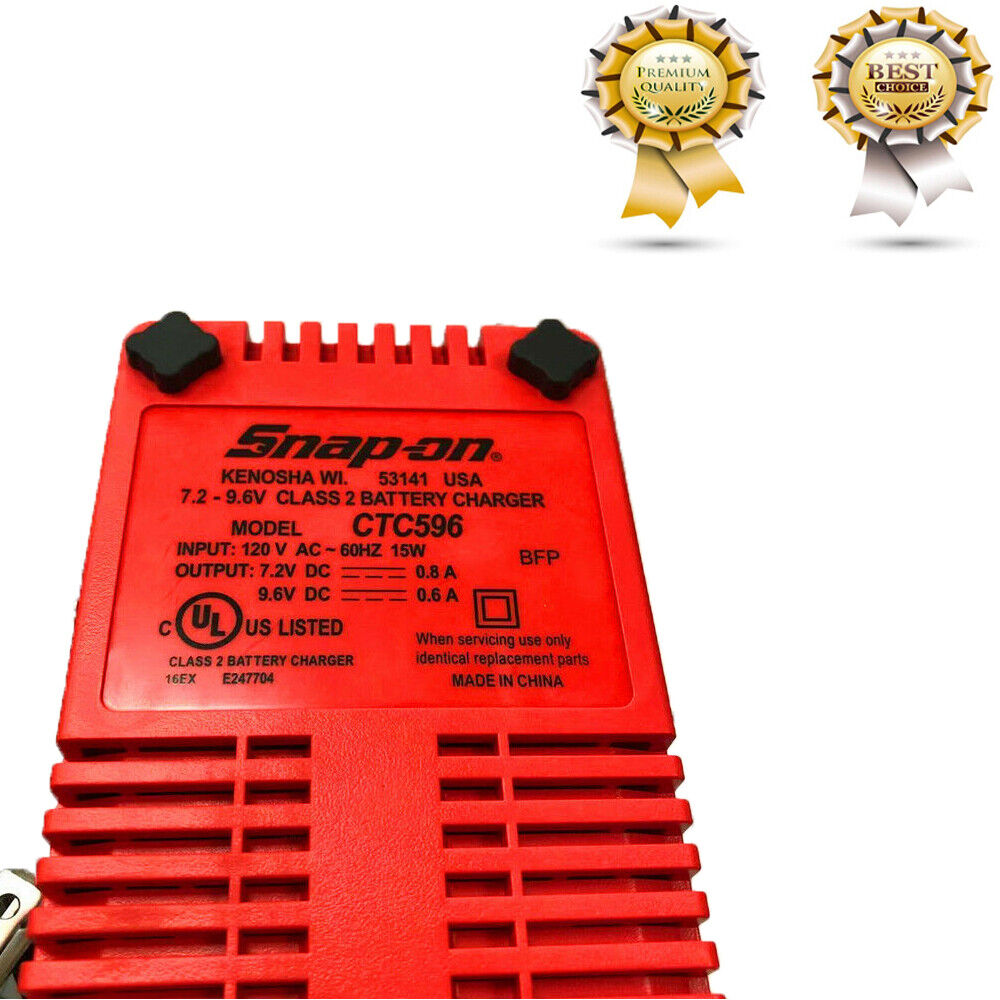 1Pcs CTC596 FOR SNAP-ON Battery Charger Input AC 120V Output 7.2v/9.6v