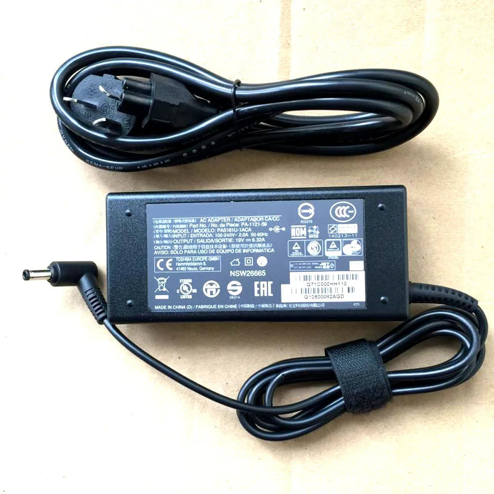 120W 19V 6.32A adapter charger for Toshiba DX735-D3360 PQQ10U-01G00N AIO PC