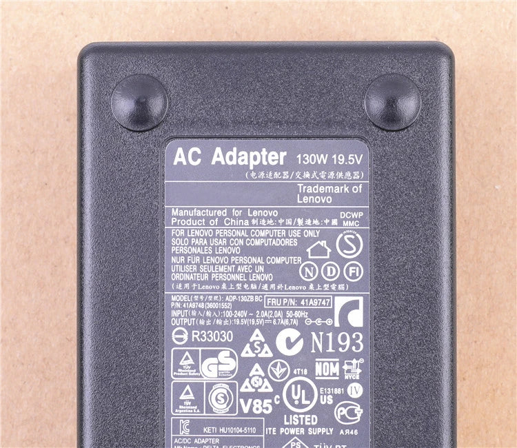 130W 19.5V 6.7A AC Adapter fit for Lenovo M58 M90 FSP130-RAB 54Y8810 54Y8827