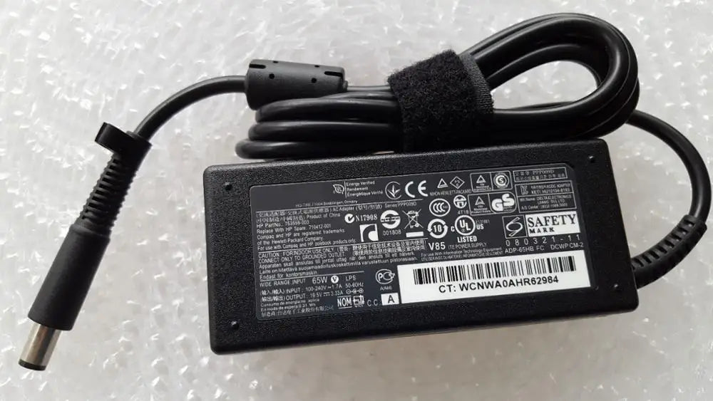 19.5V 3.33A 65W Smart AC Adapter for HP Pavilion g7-2240us Notebook