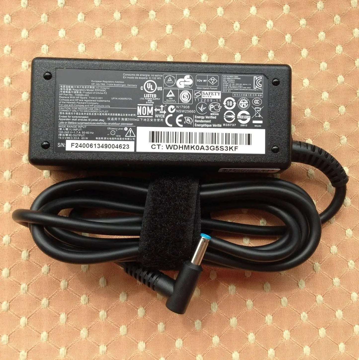 19.5V 3.33A 65W fit for HP ProBook 440 G5 440 G3 450 G3 AC Adapter Charger