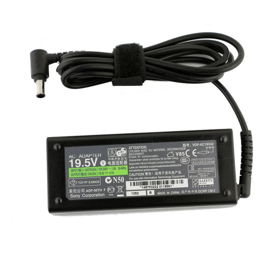 19.5V 4.7A 90W AC Adapter Charger fit for Sony VGP-AC19V41 VGP-AC19V42 6.5*4.4