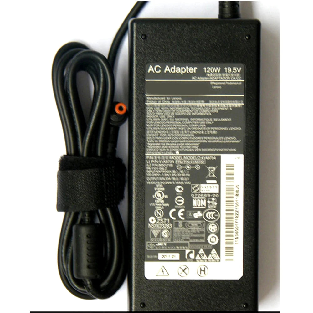 19.5V 6.15A 120W AC Adapter fit for Lenovo IdeaPad Y400 Y500 Y560 Y580