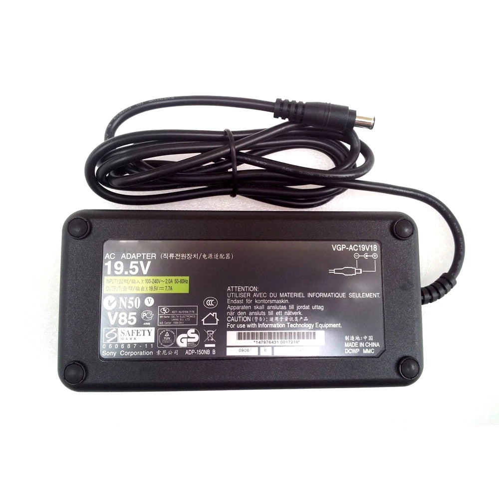 19.5V 7.7A 150W AC Adapter Charger VGP-AC19V17 VGP-AC19V18 fit for SONY VGP-AC19V54