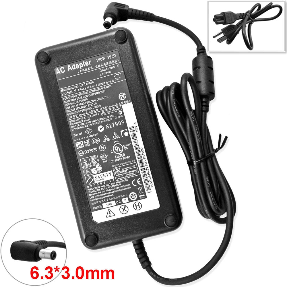 19.5V 7.7A fit for Lenovo 54Y8827 54Y8834 54Y8838 New AC Adapter