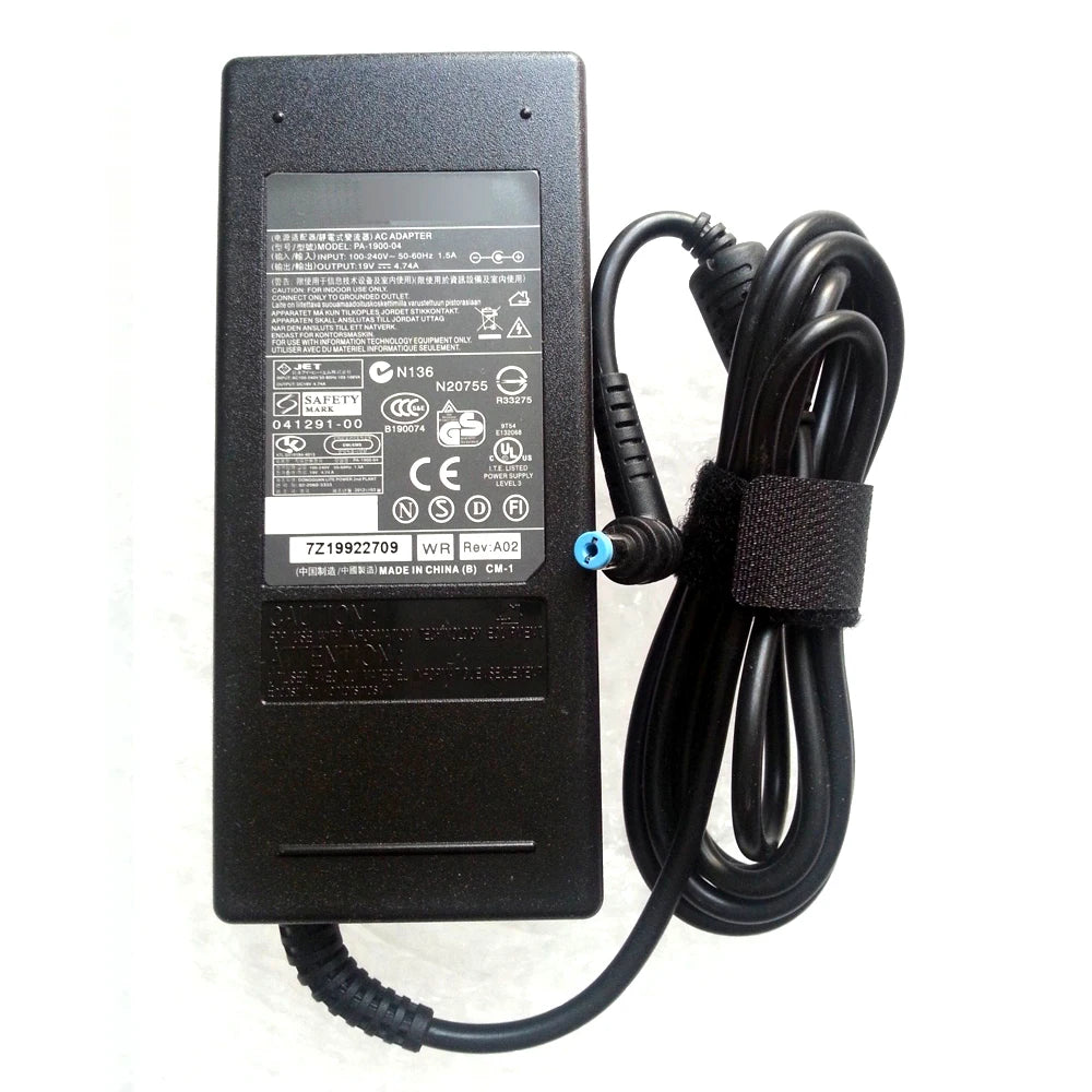 19V 4.74A 90W AC Adapter Acer Aspire 5510 5720G 7110 9300 ADP-90SB BB