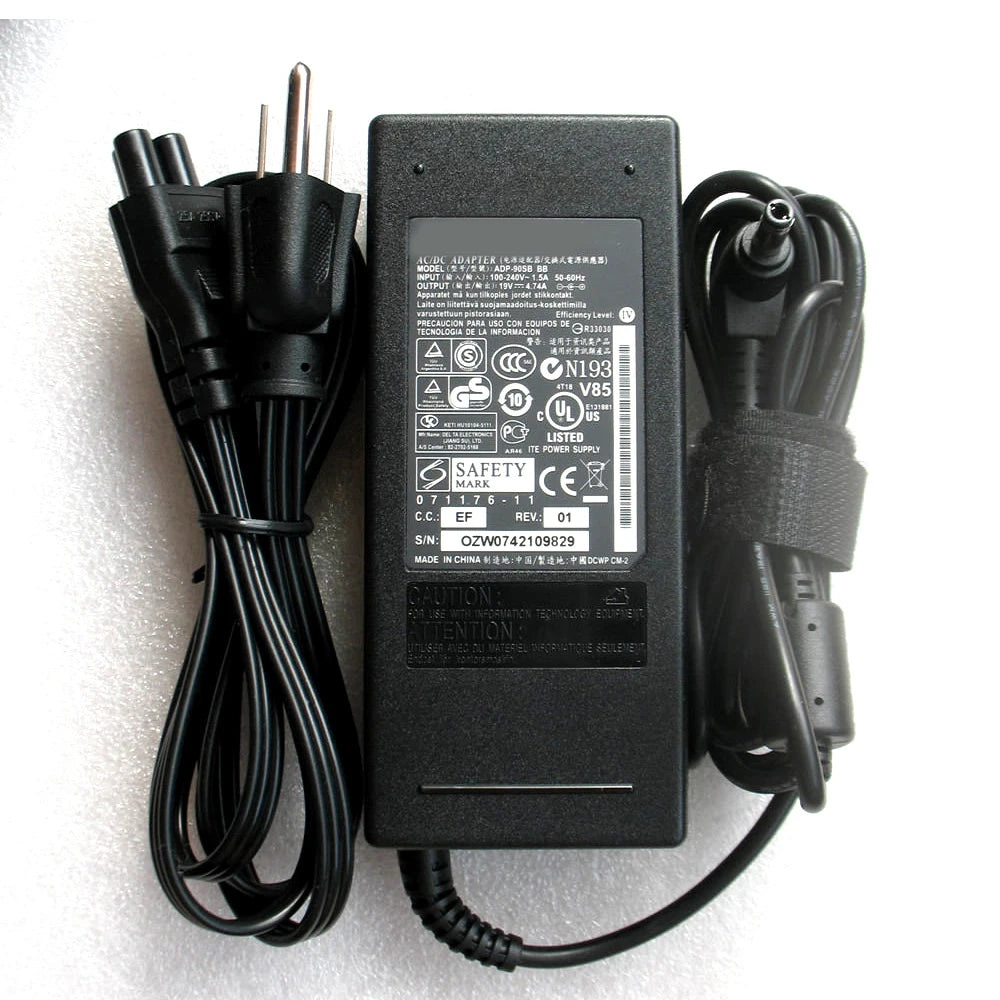 19V 4.74A 90W AC Adapter fit for Asus EXA0904YH R32379 Notebook PC