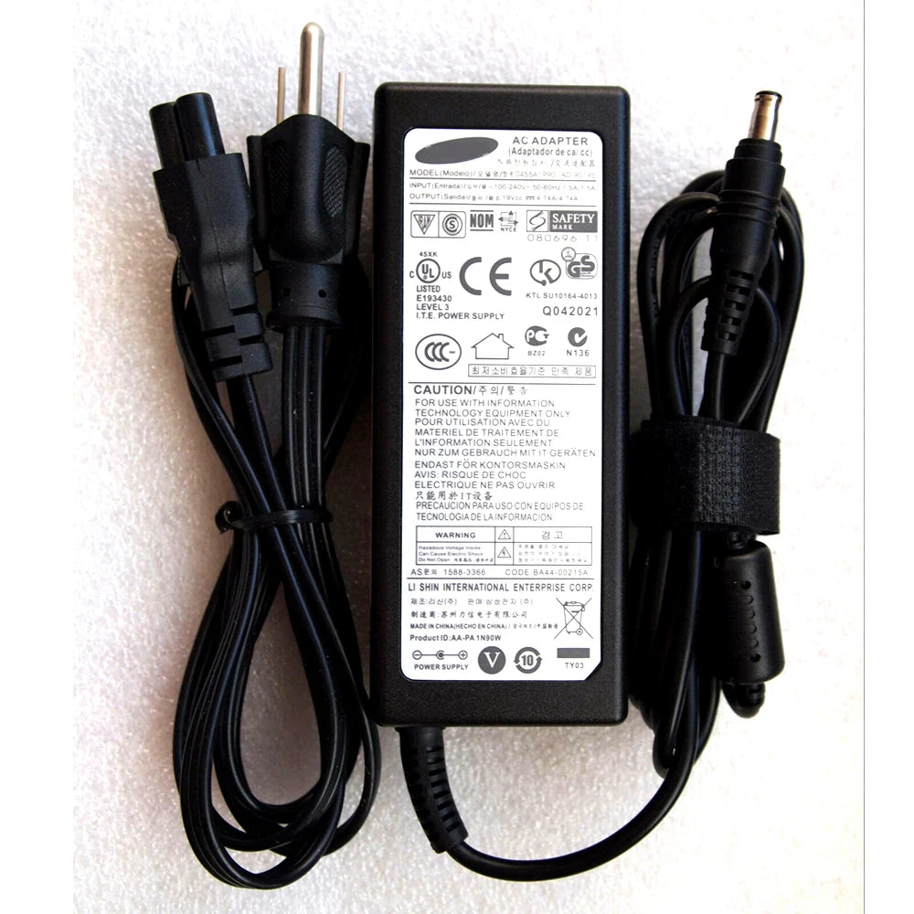 19V 4.74A 90W Power Charger fit for Samsung ATIV Book 8 NP880Z5E-X01CH