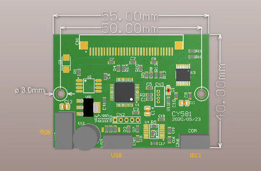 2 inch printer control board USB interface serial port 58mm print driver board thermal print driver board