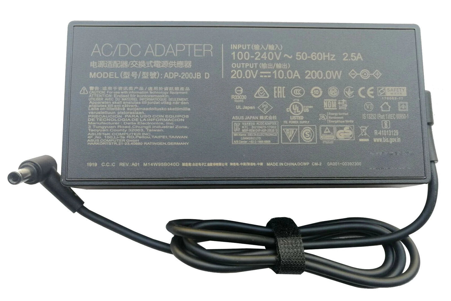 200W 20V 10A AC Adapter Charger ADP-200JB D Compatible For ASUS ROG ZEPHYRUS G15 GA503QM-HQ121R FA506QM58 FA506QR ZEPHYRUS G15