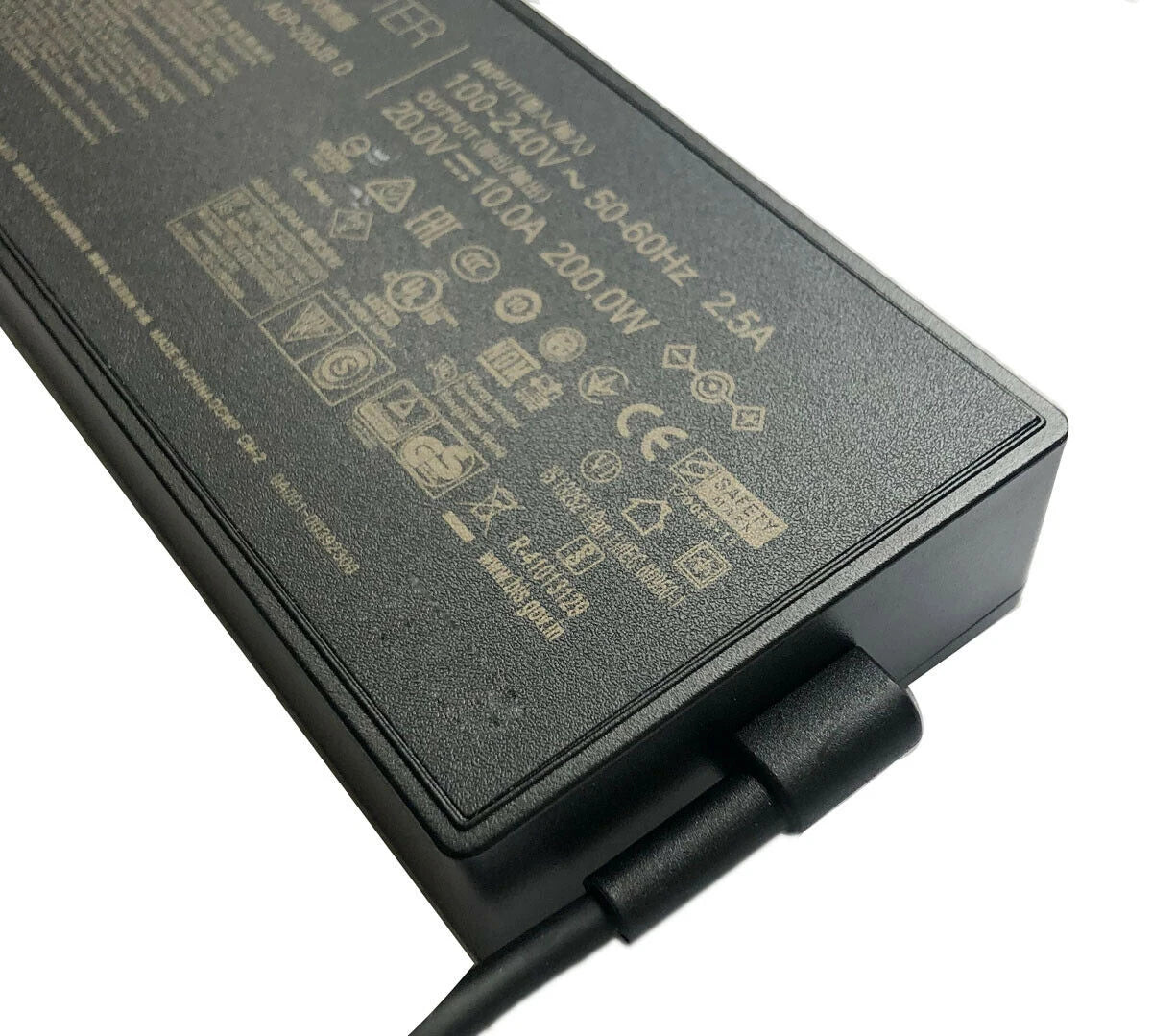 20V 10A 200W AC Adapter Charger Compatible For Asus TUF Dash F15 FX516PR ADP-200JB