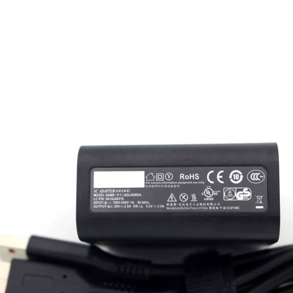 20V 2A 40w Charger adapter fit for lenovo Yoga 3-1170 Yoga 3-1470 Miix-11 36200578 ADL40WDA