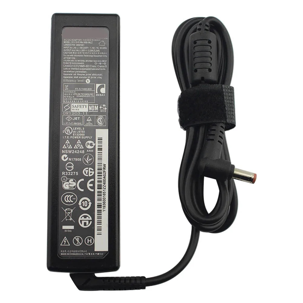 20V 3.25A 65W Power AC Adapter Charger fit for Lenovo S40-70 S435 M30-70