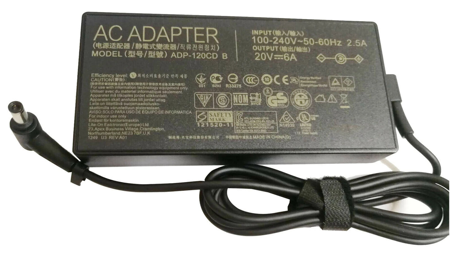 20V 6A 120W AC Adapter Charger compatible for ASUS VIVOBOOK K571GT-EB76