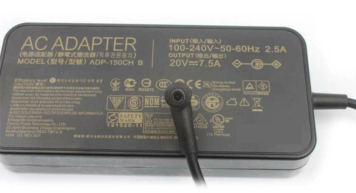 20V 7.5A 150W AC Power Adapter Charger compatible with TUF Gaming FX505DT FX505DT-AH51 FX505DT-WB72 FX505DT-UB52 FX505DT-AL226T