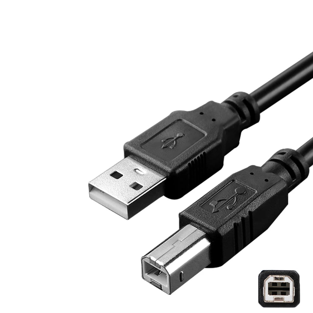 2M/3M New USB data cable For  LQ-630K 610k 730k 635k printer Connection line