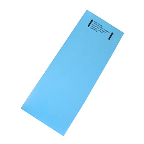 Lot de 3 feuilles de papier de nettoyage thermique pour imprimante avec code à barres et film poli