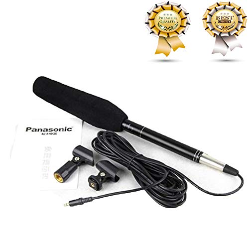 Video Camera Interview Recording Microphone Condenser Mic For Panasonic EM-2800A