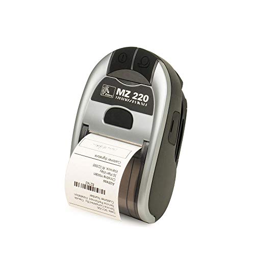 Zebra MZ220 Wireless Bluetooth Mobile Thermal Printer Mobile Portable Bluetooth Printer Mobile Direct Network Thermal Receipt Printer M2E-0UB0E020-00