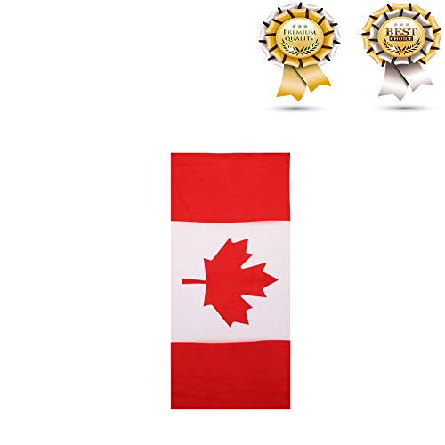 Canada Flag Printed Beach Bath Towel Swimming Spa Travel Sport 70x150cm