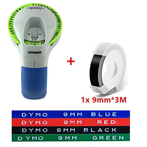 New 9mm 12965 3D Embossing Label Maker Label Tapes Printers For Dymo 12965,Come with 1pcs Test Tape Random Color