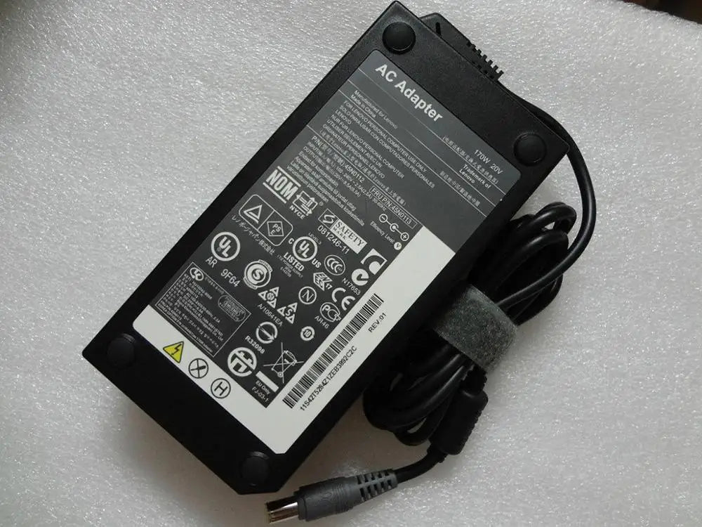 42T5284 20V 8.5A 170W AC Adapter Charger fit for Lenovo W530 W520 Laptop 7.9x5.5 mm