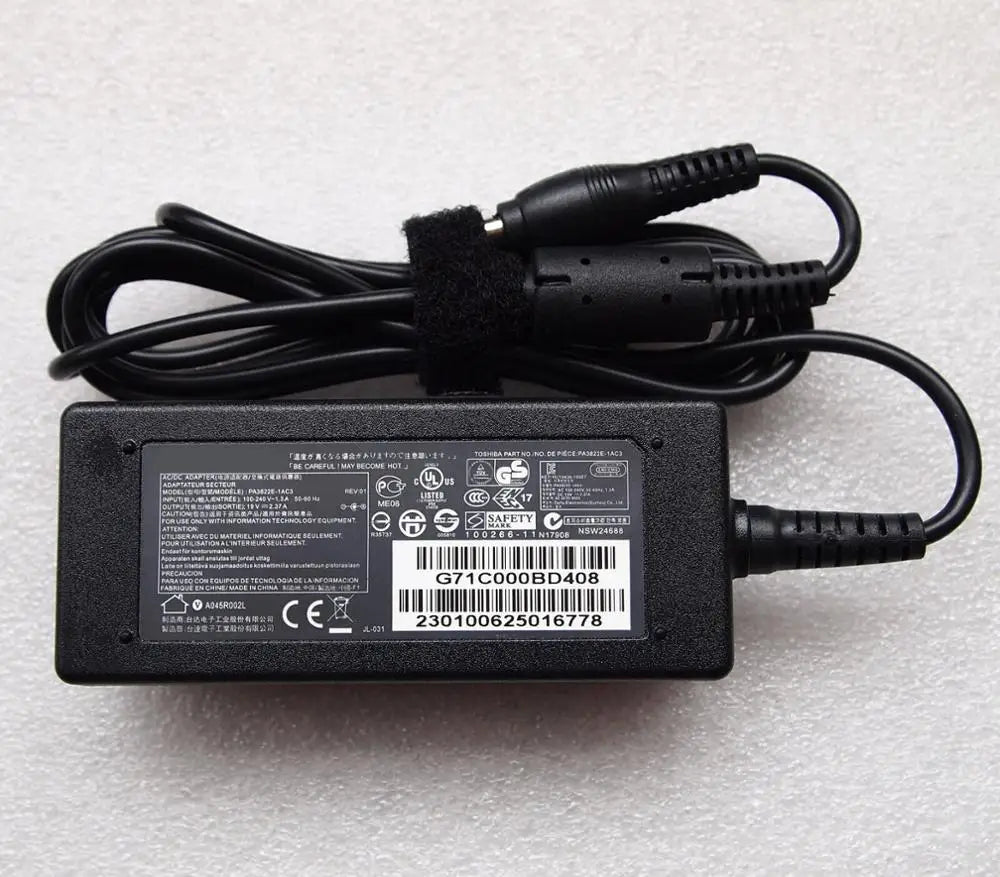 45W 19V 2.37A AC Adapter fit for Toshiba Portege Z930-S9301,Z930-S9302