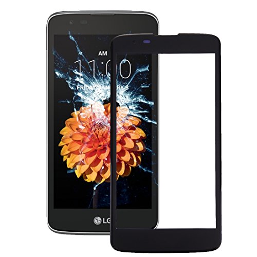 Front Screen Outer Glass Lens for LG K7 / MS330 (Black)