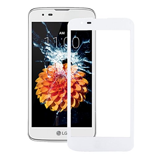 Front Screen Outer Glass Lens for LG K7 / MS330 (White)