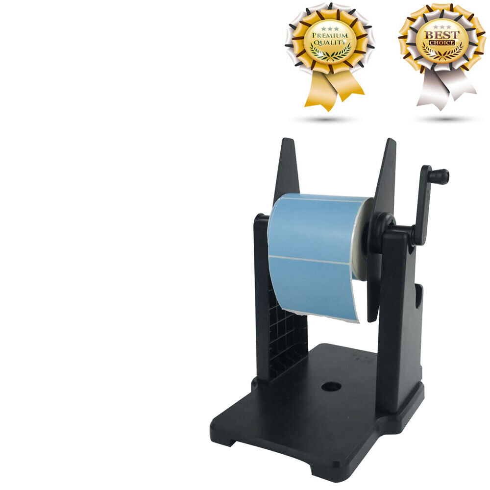 Manual Operation Label Rollback Rewinder Paper Stand Holder for Barcode Printer