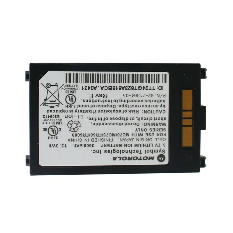 82-71364-05 Original Battery for Motorola Symbol MC70 MC75, 3600mAh