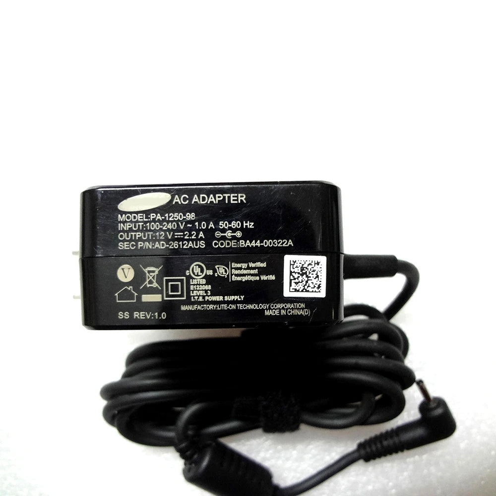 AC Aapter Charger 26W 12V 2.2A for Samsung Chromebook 3