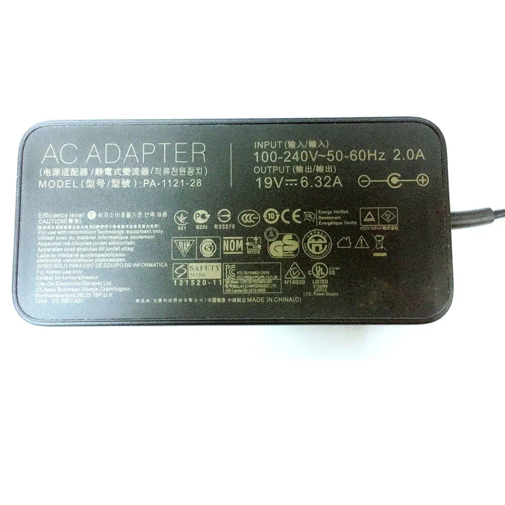 AC Adapter Charger fit  for Asus ZenBook Pro UX550 UX550V UX550VD 19V 6.32A