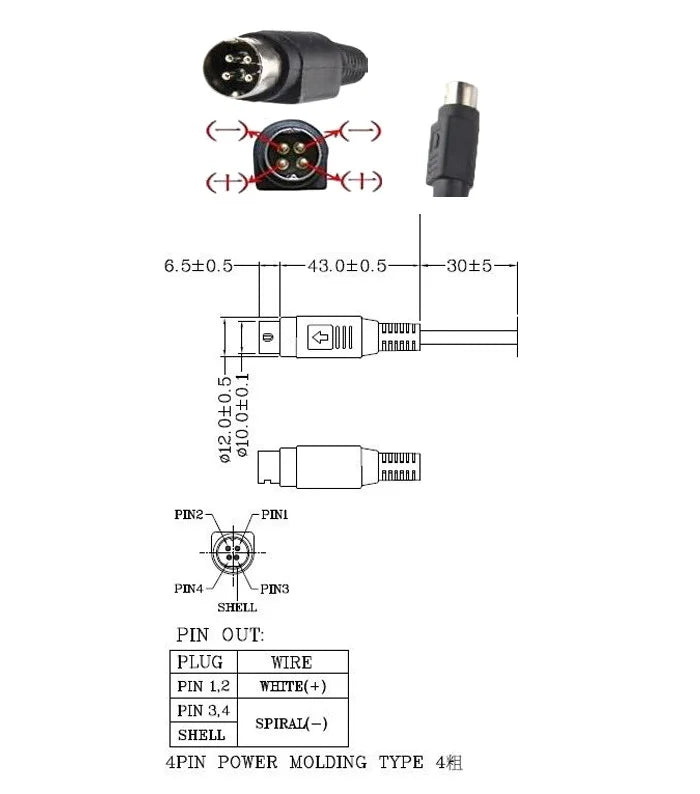 AC adpater for 19V4.74A adapter POS cash register ordering machine 4-pin power supply ACBEL AD7043