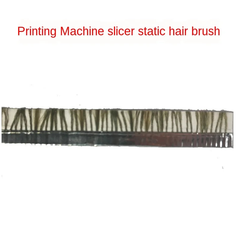 Anti-static brush for photocopiers or barcode printers cutters electrostatic brushes, fiber brushes 10CM Double-sided adhesive