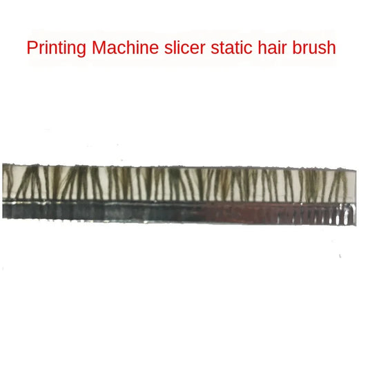 Anti-static brush for photocopiers or barcode printers cutters electrostatic brushes, fiber brushes 10CM Double-sided adhesive