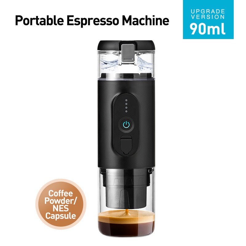 Wireless heating Italian coffee machine powder capsule charging portable outdoor travel car home electric coffee machine