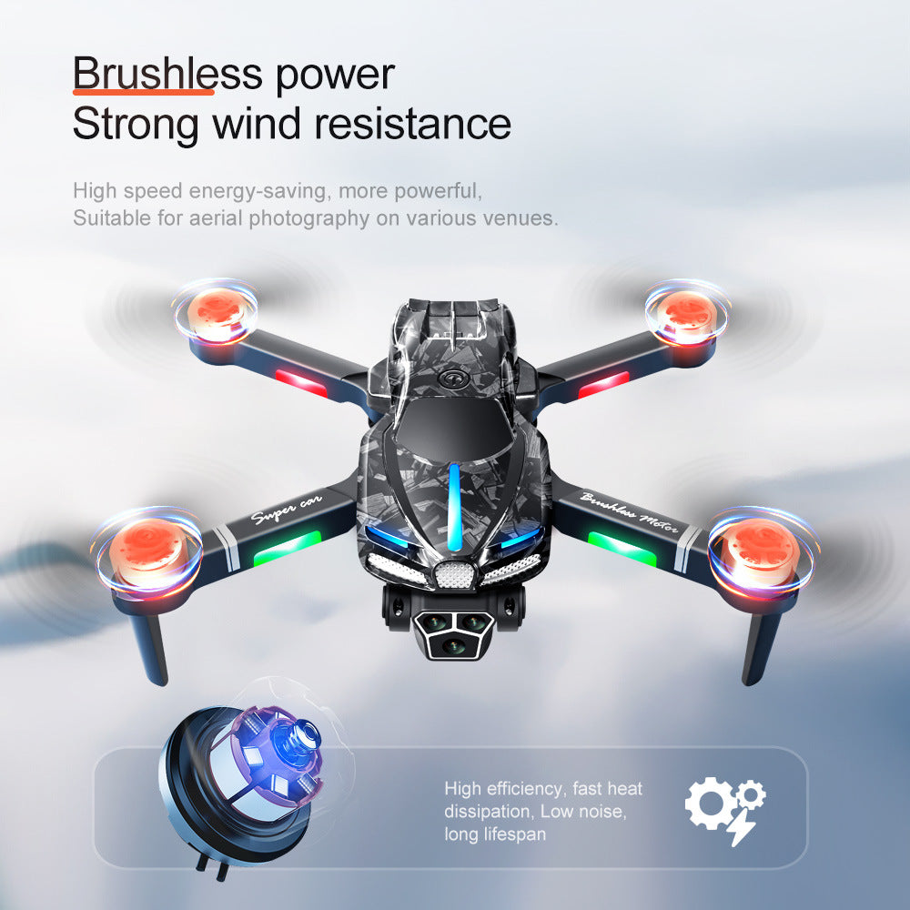 V186 drone three camera aerial photography aircraft long endurance remote control aircraft toy