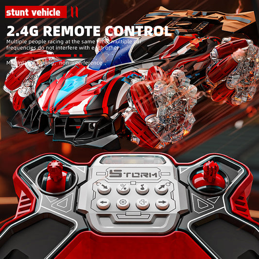 Gesture sensing remote control car spray drift car 4x4 off-road climbing car lights stunt car children's toys