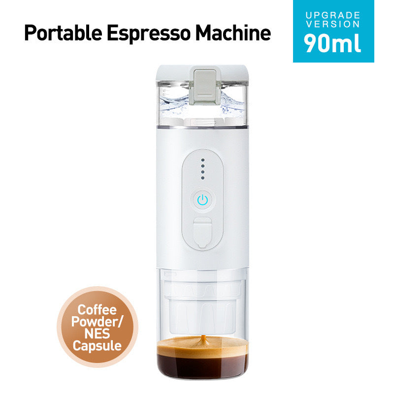 Wireless heating Italian coffee machine powder capsule charging portable outdoor travel car home electric coffee machine