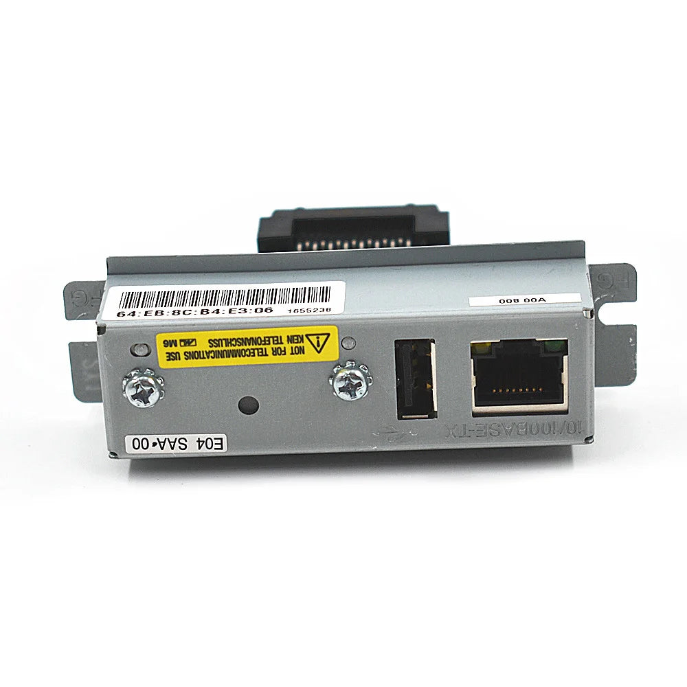 UB-E04 Ethernet Interface Card C32C824541 with USB TM-U220PB T81 U288 T88IV for Epson