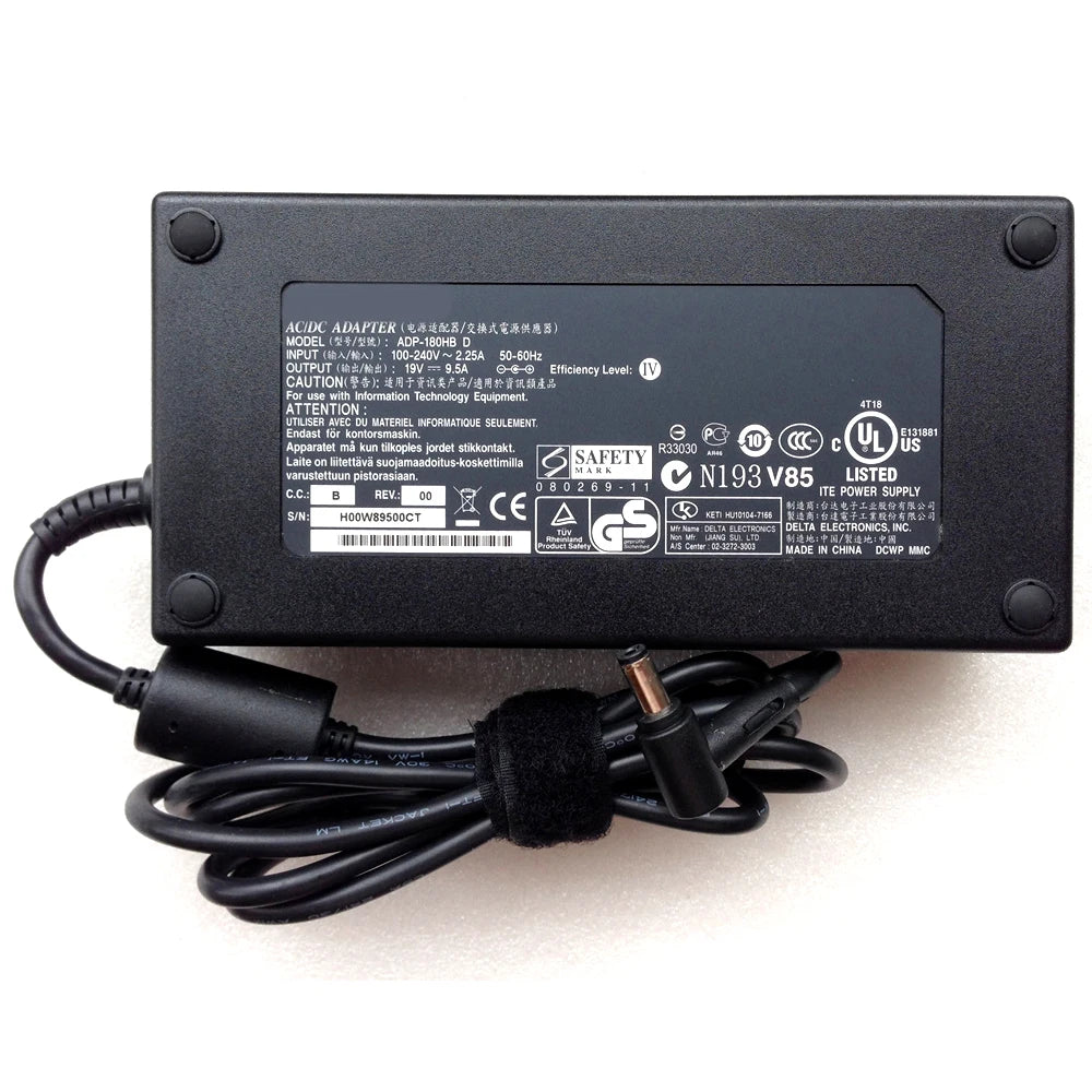 laptop adapter 180W 19V 9.5A 5.5*2.5mm power charger fit for ASUS G75VW-AS71 ADP-180HB D