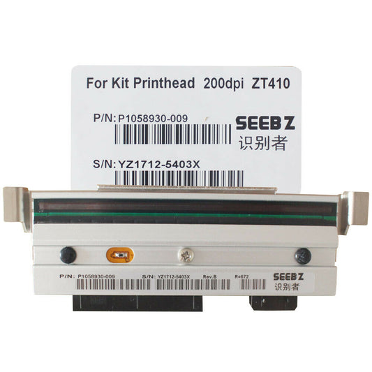 New Printhead for Zebra ZT411 200dpi Coated paper Thermal Printer P1058930-009