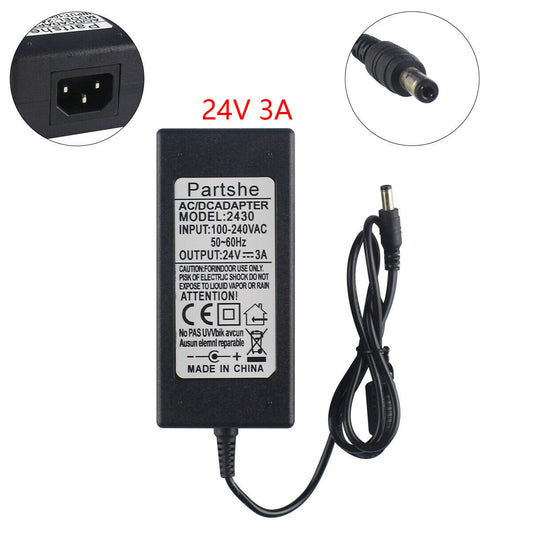 24V Adapter for GODEX G500/G530/EZ-1100/1200/1300 Thermal Printer Power Supply