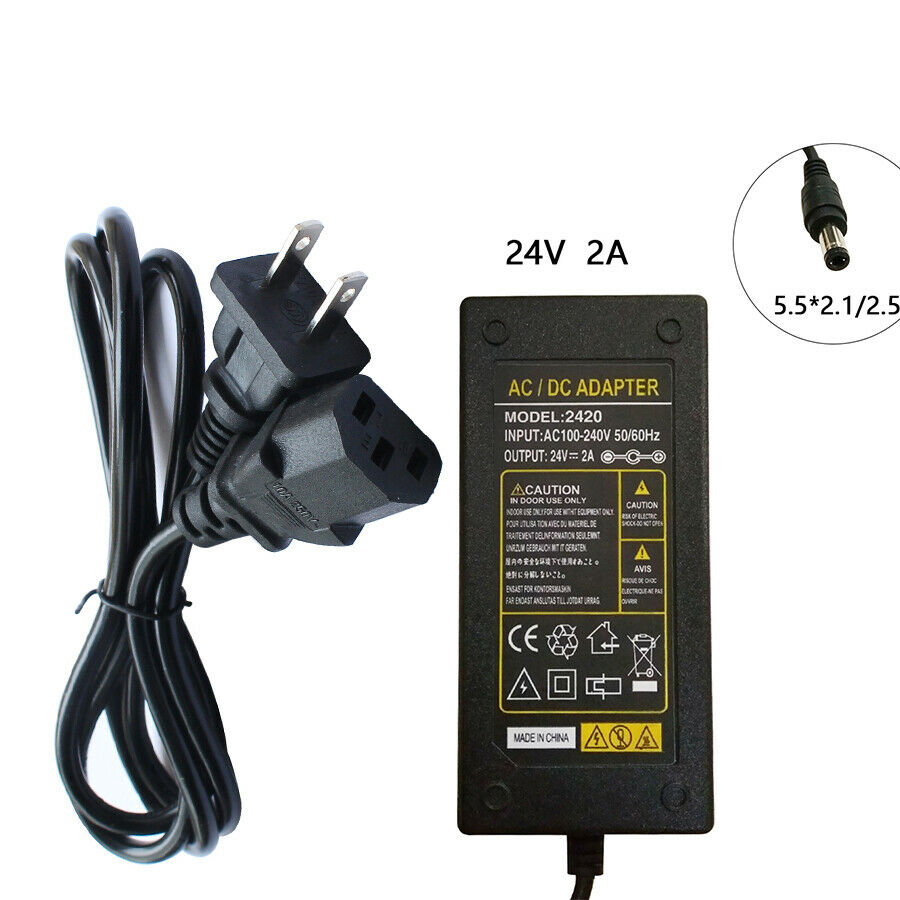 AC/DC Adapter for Dymo 310 315 320 330 400 450 450 LabelWriter Turbo Printer 24V