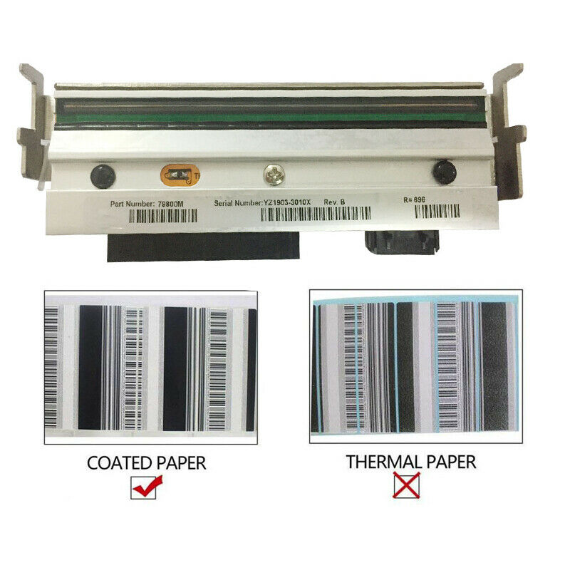 US New Printhead for Zebra ZM400 Barcode Coated Label Printer 79800M 203dpi