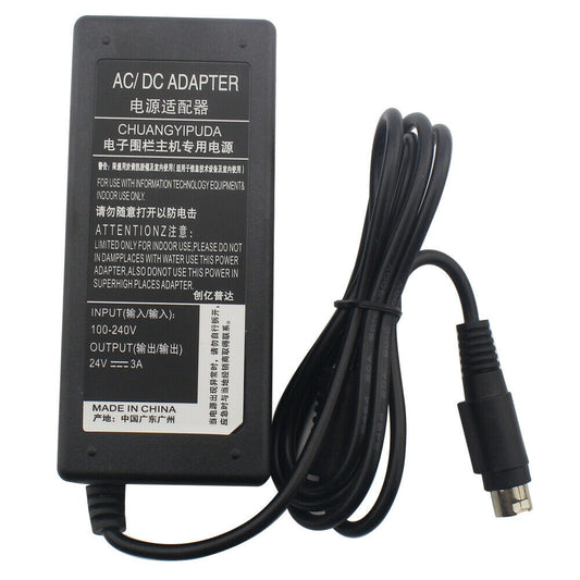 24V 3A Adapter for Gprinter GP1124D 1324D GP-2402AI 7645IIIL U80250I Charger