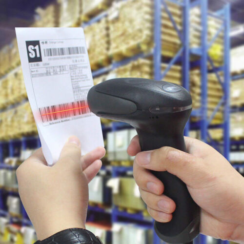 1D Barcode Scanner Handheld Laser NT-F12 POS System w/ 5FT Cable USB