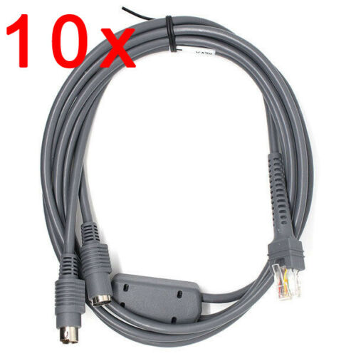 10x 6FT PS2 Keyboard Wedge Cable For Motorola Symbol LS2208 LS4208 Scanner